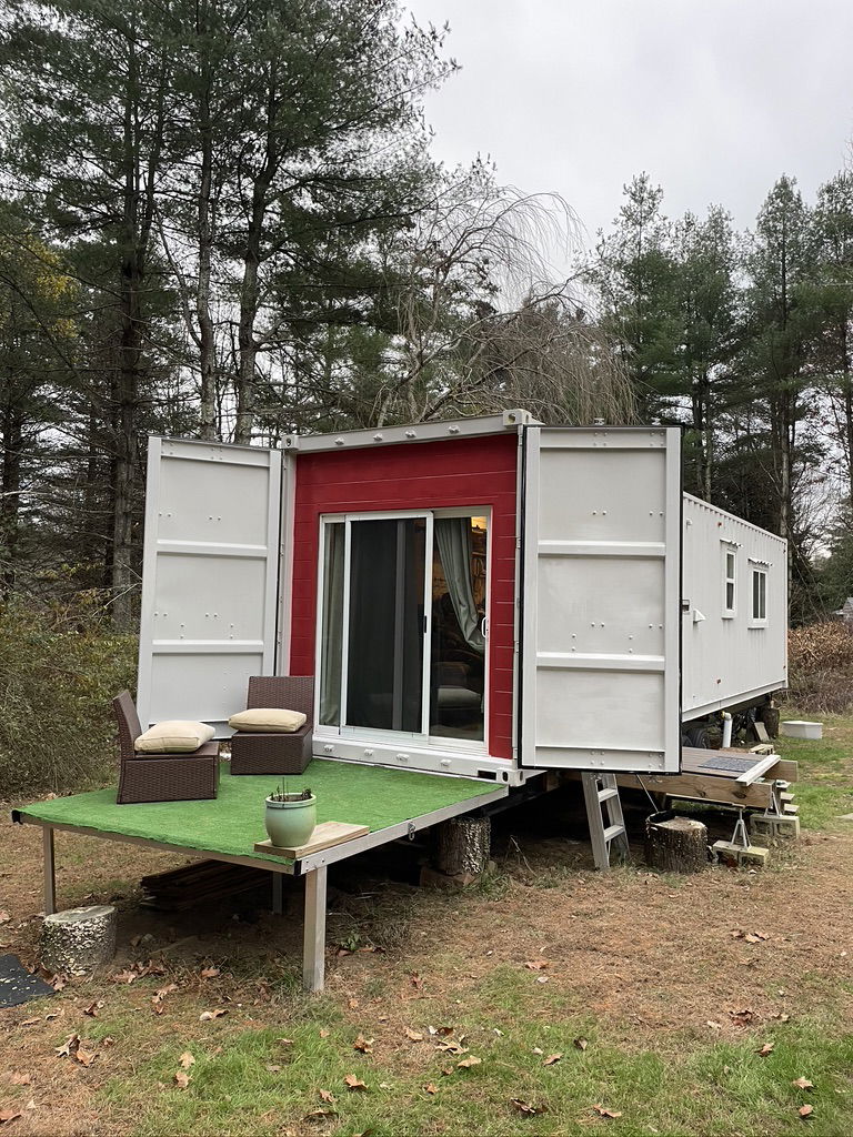 Incredible Tiny Homes 40' Container Home on Wheels ANSI Certified - 1 bed, 1 bath, 320 sqft in Pomfret, Connecticut