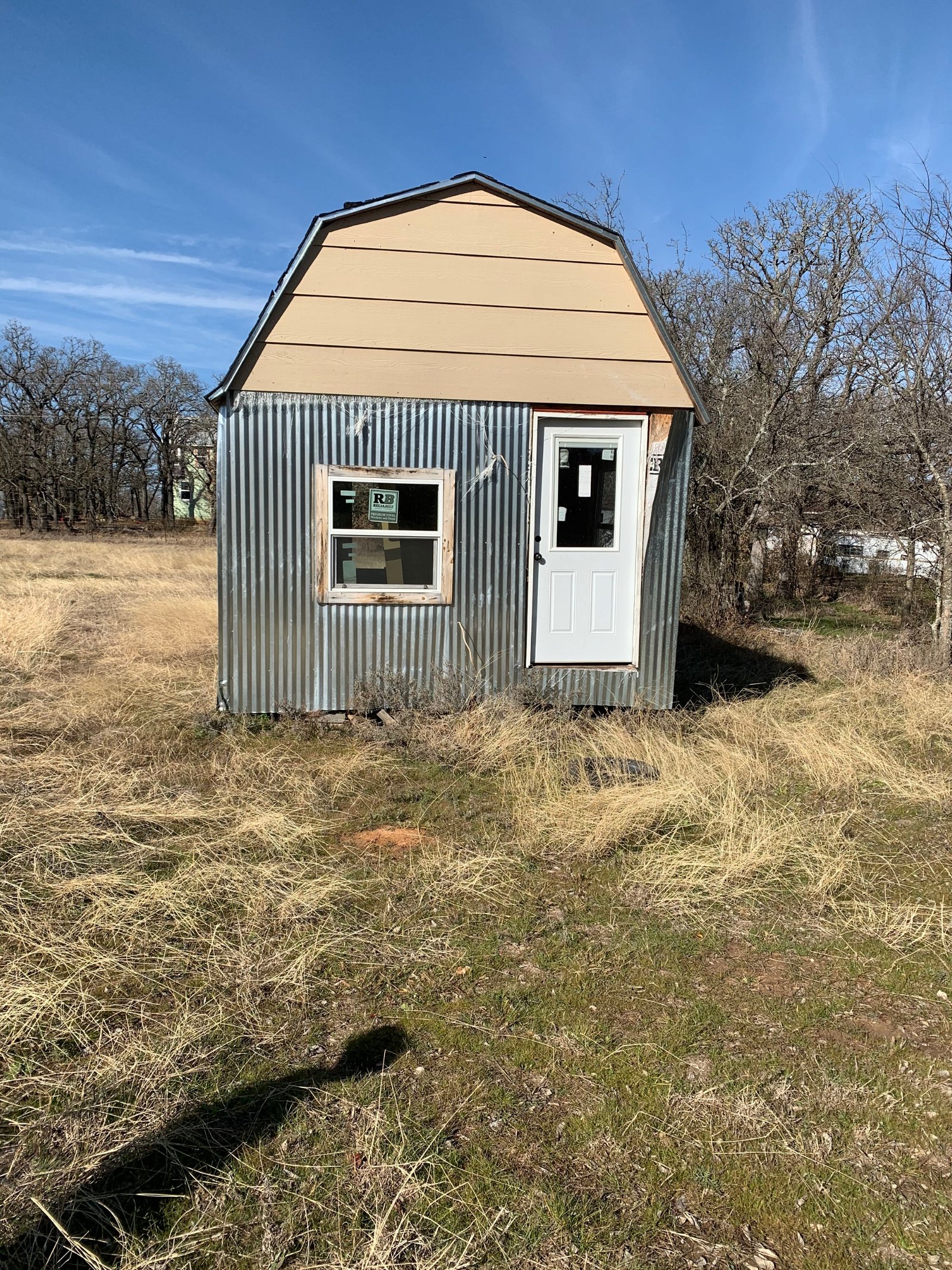 Unfinished 12x36 on mobile home frame - 1 bed, 2 bath, 432 sqft in Joshua, Texas