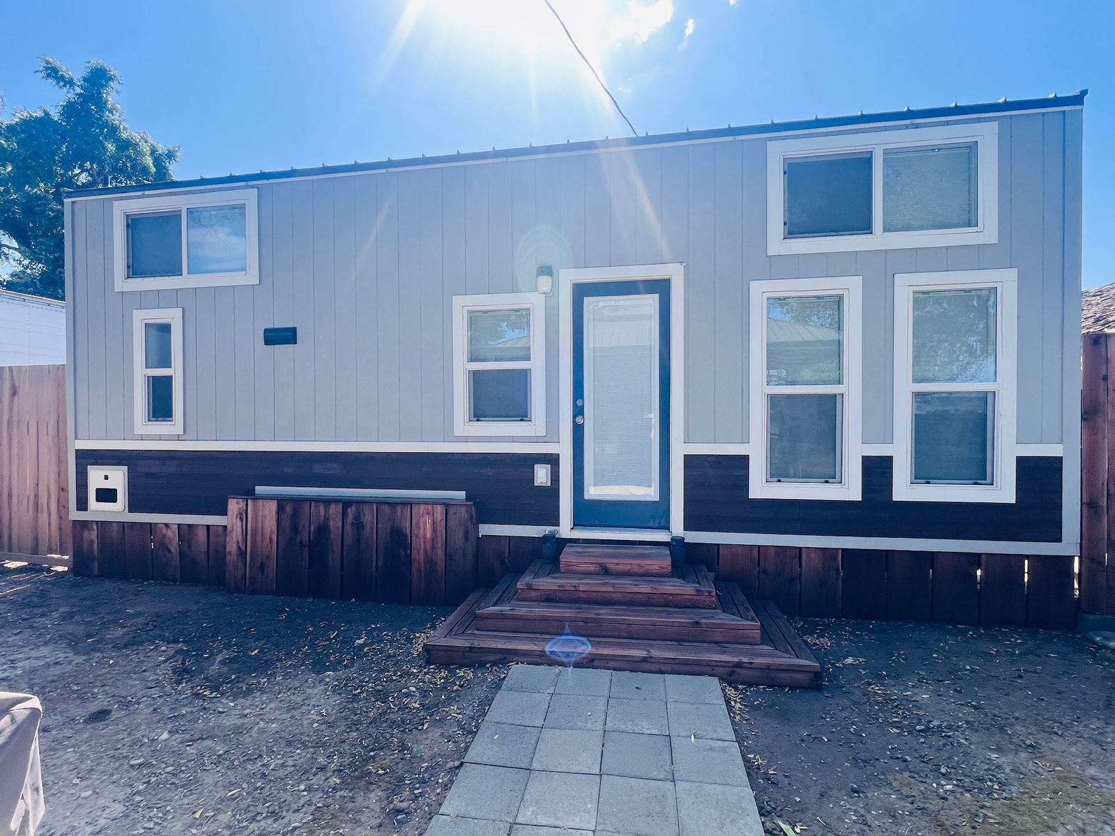 Dual Loft Tiny Home on Wheels - Furnished - 3 bed, 1 bath, 350 sqft in Tulare, California