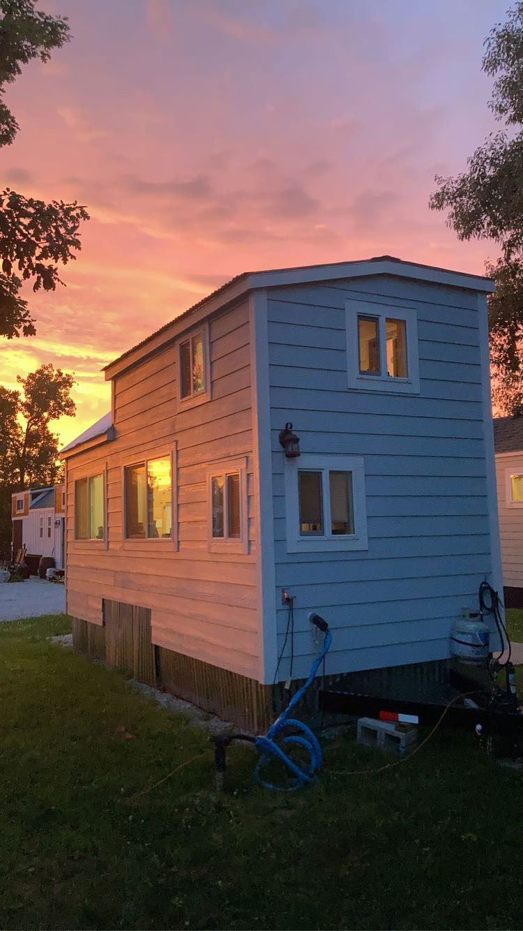 20 ft Light Blue Metal Roof Tiny Home - 0 bed, 1 bath, 170 sqft in New Paris, Ohio
