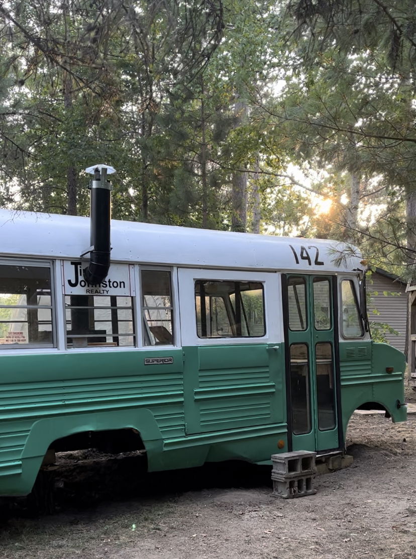 The Cozy Retreat – a 24x8ft bus transformed into a charming cabin. - 1 bed, 0 bath, 195 sqft in Park Rapids, Minnesota